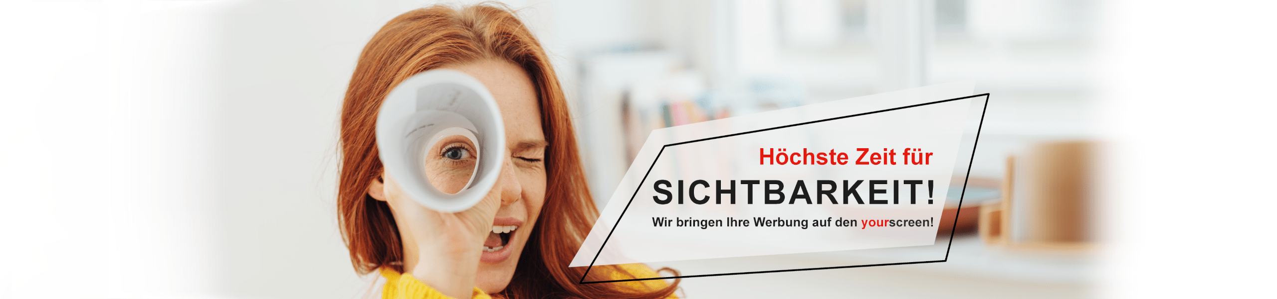 Sichtbarkeit - Banner - fade
